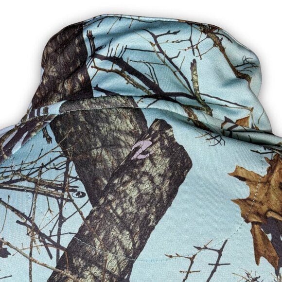 Energy Zone Blue Camo Quarter Zip Pullover W Sz L - Picture 3 of 11